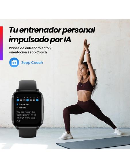 Amazfit Active AMOLED Reloj Smartwach con Correa de Silicona Petal Pink