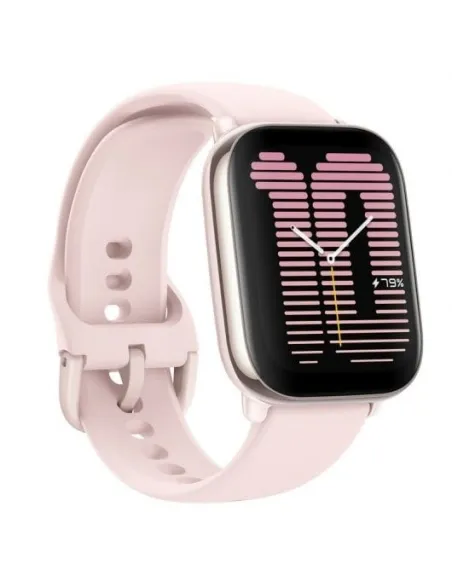 Amazfit Active AMOLED Reloj Smartwach con Correa de Silicona Petal Pink