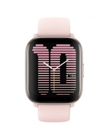 Amazfit Active AMOLED Reloj Smartwach con Correa de Silicona Petal Pink