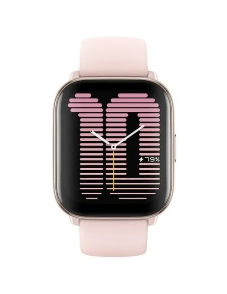 Amazfit Active AMOLED Reloj Smartwach con Correa de Silicona Petal Pink