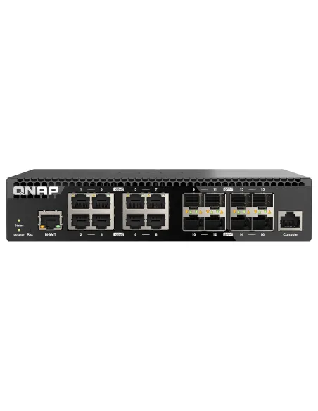 QNAP QSW-M3212R-8S4T Switch de 4 puertos 10 GbE + 8 SFP+ 10 Gbps
