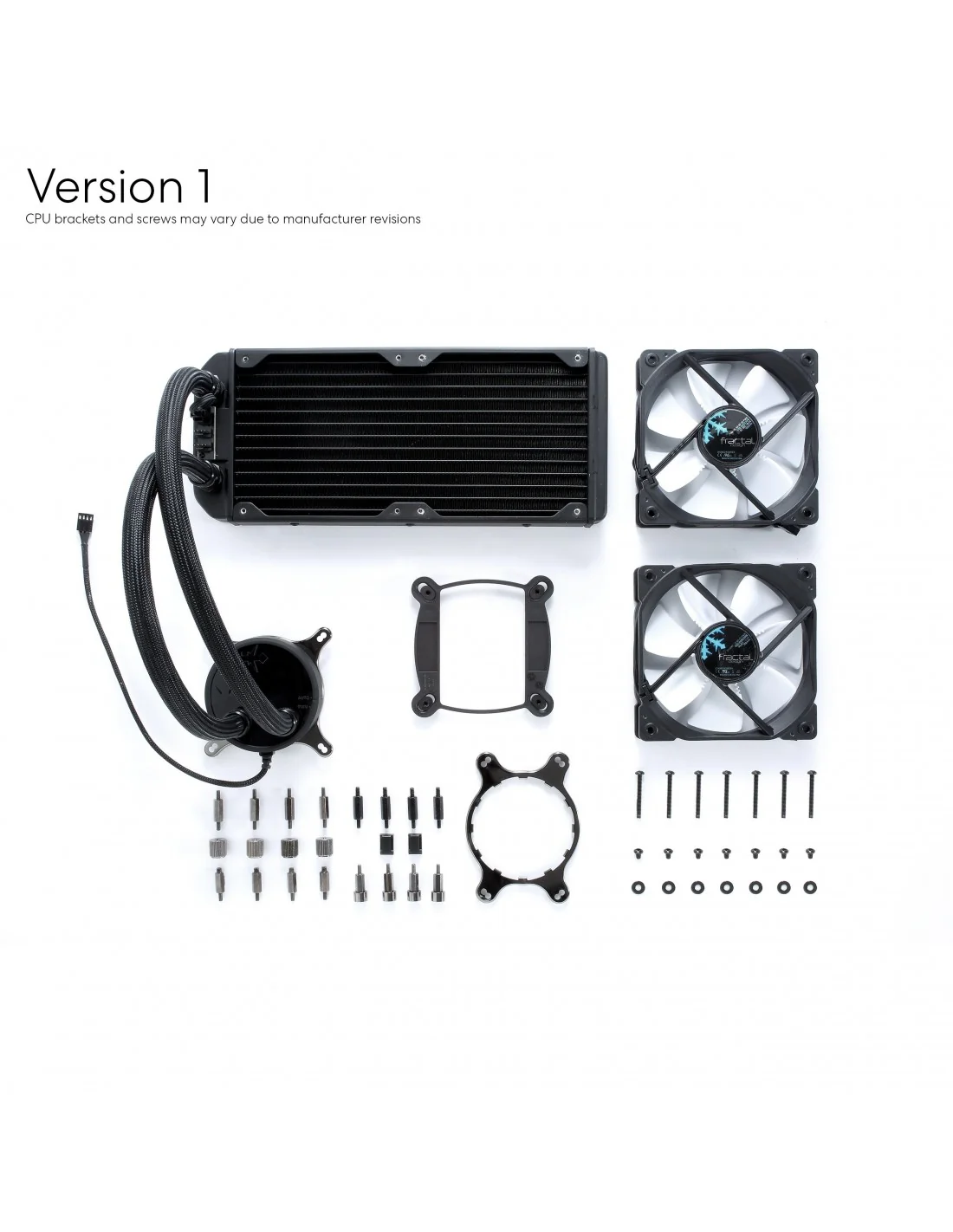 Fractal Celsius S24 Kit de Refrigeración Líquida 240mm Negra/Blanco