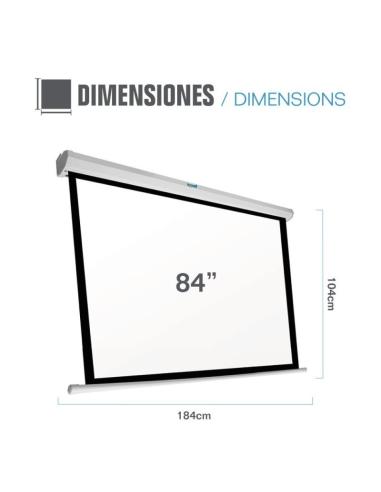 Iggual PSIPS234 Pantalla de Proyección Eléctrica 106"