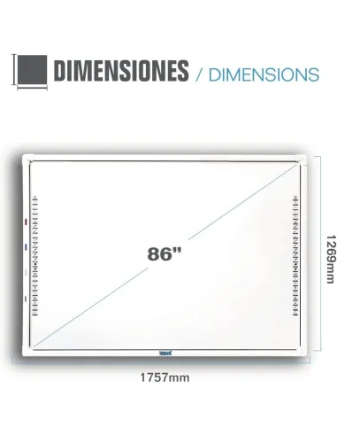 Iggual Iris 86" Pizarra Interactiva