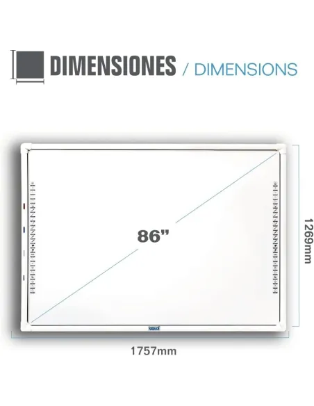 Iggual Iris 86" Pizarra Interactiva