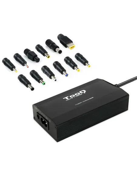 TooQ Cargador Universal para Portátil 100W Negro