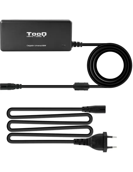 TooQ TQLC65BS02AT Cargador Universal para Portátil 65 W Negro