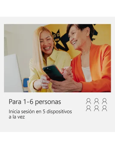 Microsoft 365 Familia 12 Meses 6 Usuario