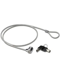 Ewent EW1242 Cable de Seguridad con Llave para Portátiles 1.5m Gris-AAOAAC0055