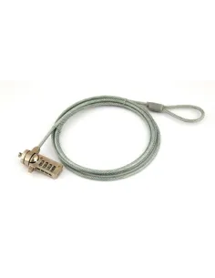 Gembird Cable de Seguridad con Combinación para Portátiles 1.8m Gris-AAOAAC0087