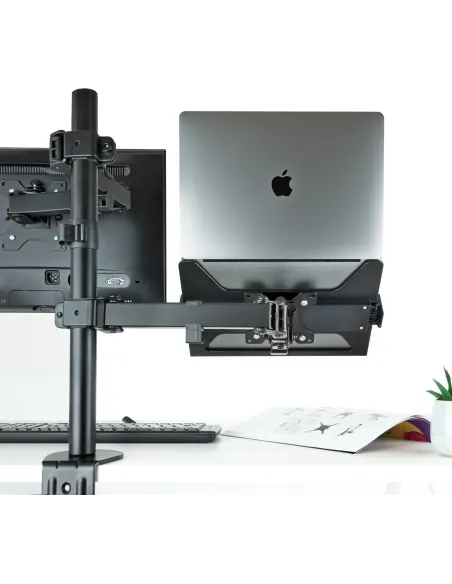 TooQ TQLH1117-B Soporte para Portátil hasta 17.3" Máx. 9 Kg Negro