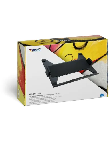 TooQ TQLH1117-B Soporte para Portátil hasta 17.3" Máx. 9 Kg Negro