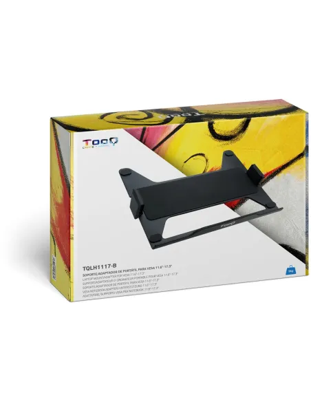 TooQ TQLH1117-B Soporte para Portátil hasta 17.3" Máx. 9 Kg Negro