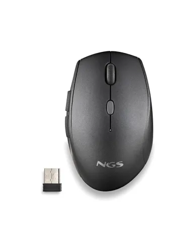 NGS BEEBLACK Ratón Inalámbrico 1600DPI Negro