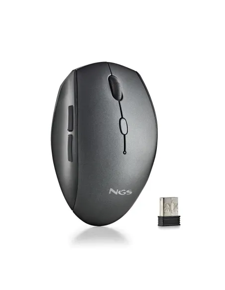 NGS BEEBLACK Ratón Inalámbrico 1600DPI Negro