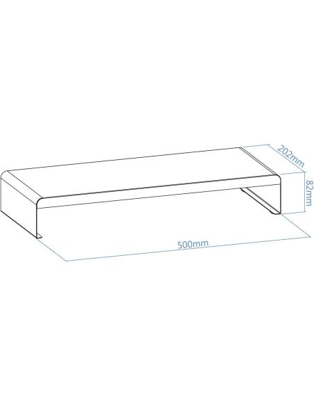 TooQ TQMR0121 Soporte para Monitor Máx. 20 Kg Negro
