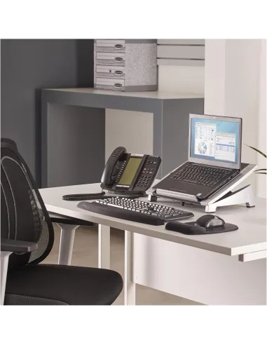 Fellowes 8032001 Soporte para Portátil hasta 17" Negro/Gris