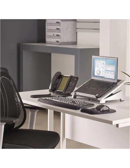 Fellowes 8032001 Soporte para Portátil hasta 17" Negro/Gris