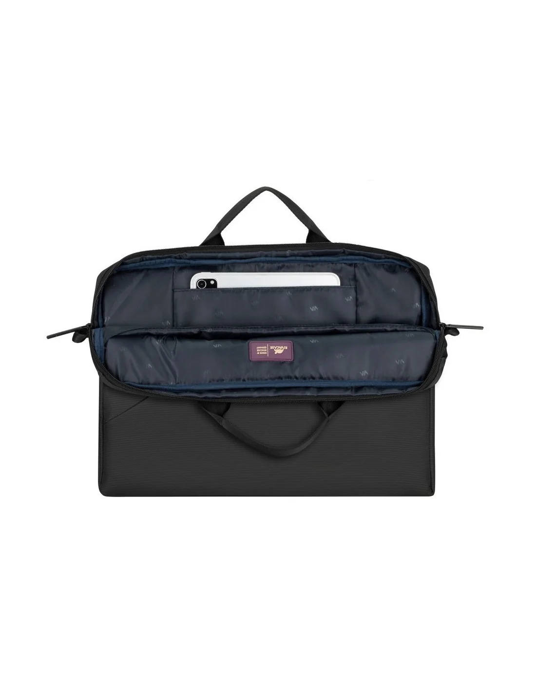 Rivacase Tivoli 8730 Maletín para Portátil 15,6" Negro