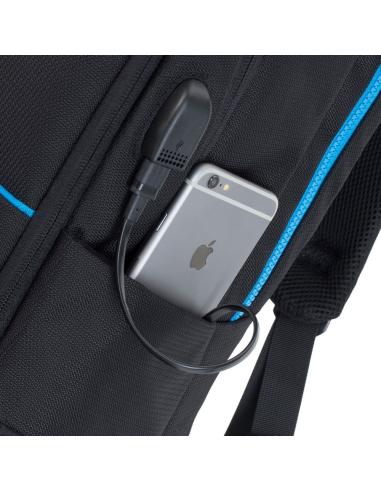 Rivacase Borneo 7860 Mochila para Portátil Gaming backpack 17.3" Negro