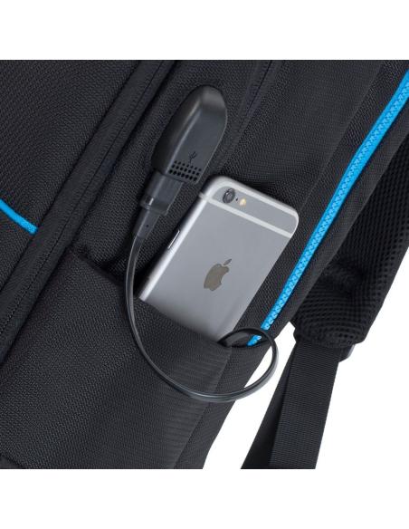 Rivacase Borneo 7860 Mochila para Portátil Gaming backpack 17.3" Negro