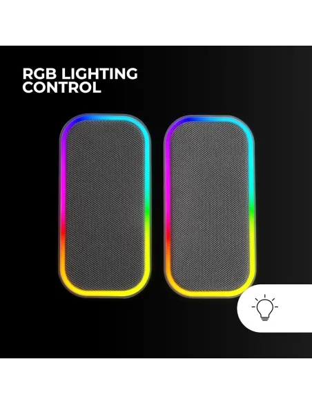 Mars Gaming MS-OM Altavoz 20W RGB Negro