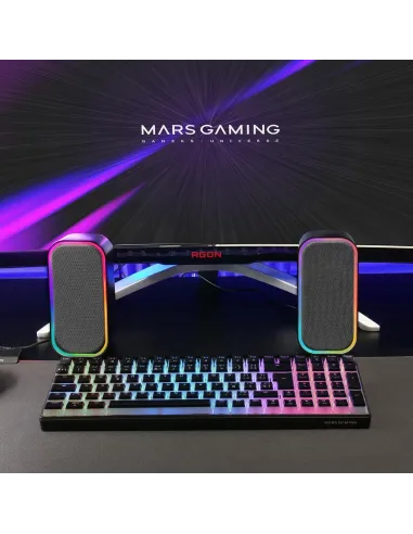 Mars Gaming MS-OM Altavoz 20W RGB Negro