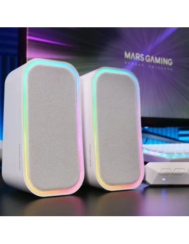 Mars Gaming MS-OM Altavoz 20W RGB Blanco