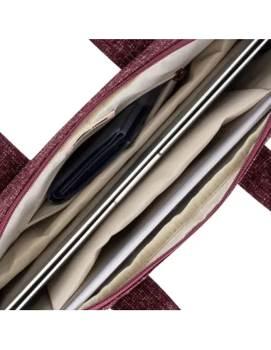 Rivacase 7921 Maletín Burgundy Anvik 14" Rojo