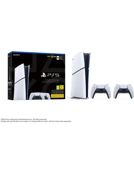 Sony Playstation 5 Slim 1TB Negro/Blanco + 2 Mandos