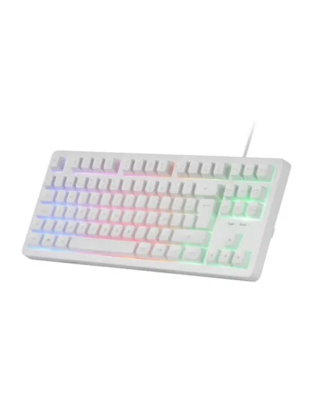 Mars Gaming MK023 TKL H-Mech Teclado Gaming FRGB Blanco