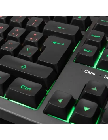 Mars Gaming MK023 TKL H-Mech Teclado Gaming FRGB Negro