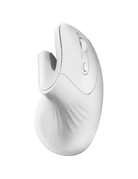 Mars Gaming MMW-ERGOPROW Ratón Inalámbrico Vertical 3200 DPI Receptor Inalámbrico 2.4GHz Blanco