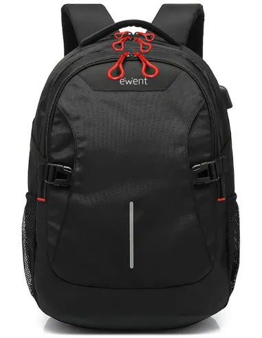 Ewent Mochila Negra para Portátil hasta 15.6"