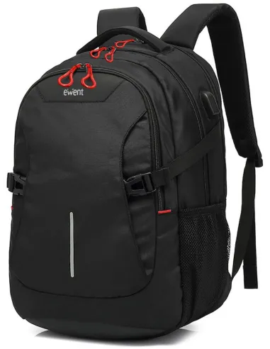 Ewent Mochila Negra para Portátil hasta 15.6"