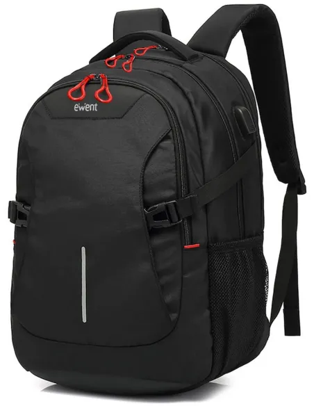 Ewent Mochila Negra para Portátil hasta 15.6"