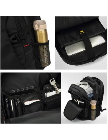 Ewent Mochila Negra para Portátil hasta 15.6"