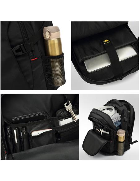 Ewent Mochila Negra para Portátil hasta 15.6"