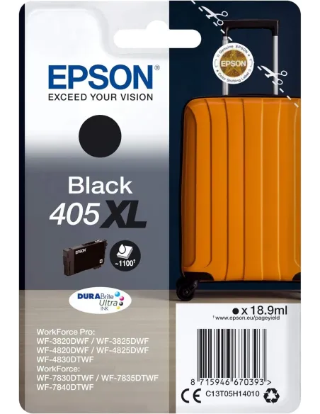 Epson 405XL Singlepack Cartucho de Tinta Negro