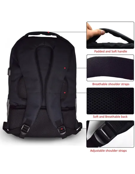 Ewent EW2529 Mochila para Portátil hasta 17.3" Negro