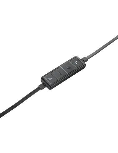 Logitech H650e Auriculares Alámbrico Negro/Plata