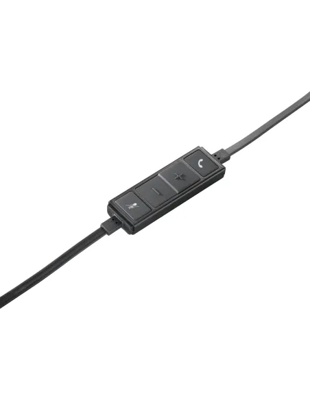 Logitech H650e Auriculares Alámbrico Negro/Plata