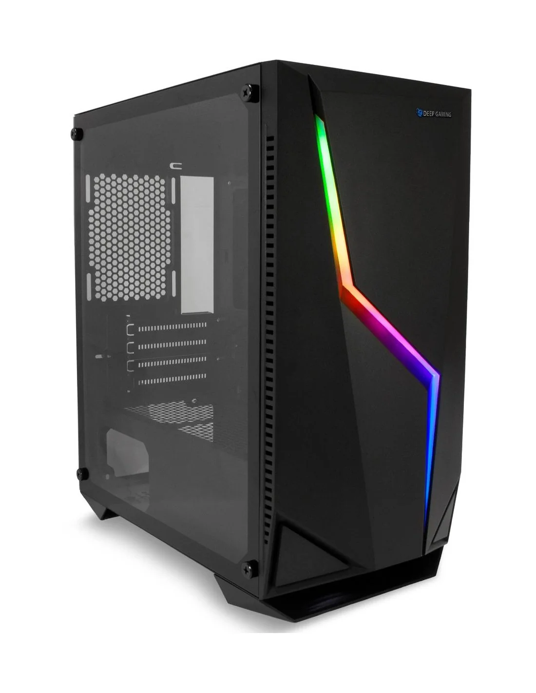 Deep Gaming M235 RGB Micro Tower Cristal Templado USB 3.0 Negra + Energy-G 850W 80 Plus Gold Modular