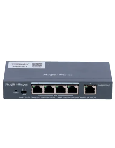 Ruijie RG-ES205GC-P Switch Gestionado 5 Puertos Ethernet