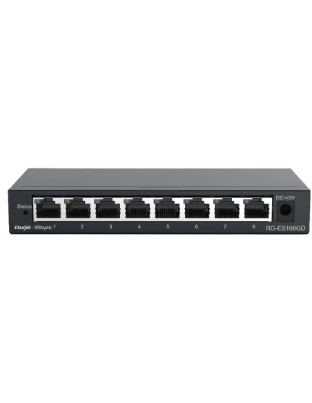 Ruijie RG-ES108GD Switch 8 Puertos Ethernet