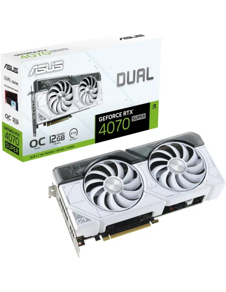 Asus GeForce RTX 4070 SUPER Dual 12GB GDDR6X DLSS3 Blanca