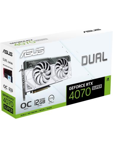 Asus GeForce RTX 4070 SUPER Dual 12GB GDDR6X DLSS3 Blanca