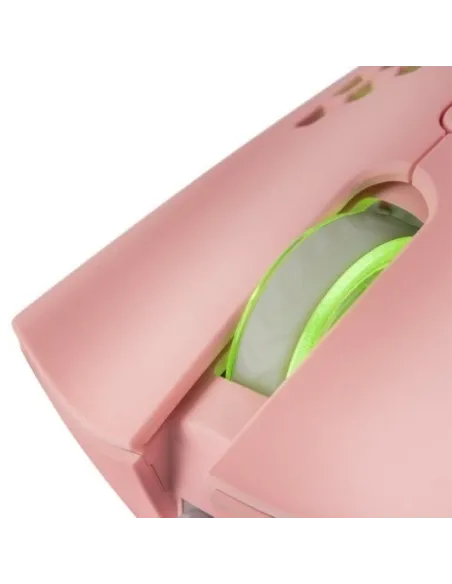 Mars Gaming MMEX Ratón Gaming RGB 32000DPI Rosa + Mars Gaming MSCUBEP Altavoces Gaming RGB DSP 8W Rosas