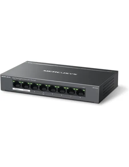 Mercusys MS108GP Switch Gestionado Gigabit Ethernet 8 Puertos PoE