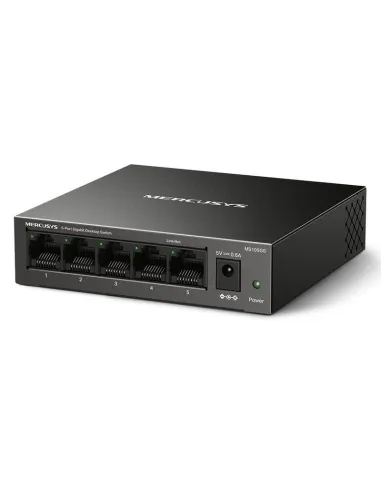 Mercusys MS105GS Switch Gigabit de Sobremesa 5 Puertos RJ-45